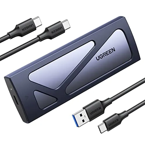 UGREEN Carcasa M.2 NVMe Caja SSD M2 con UASP USB C 3.2 Gen 2 10Gbps