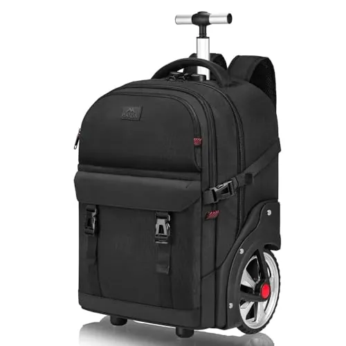 MATEIN Mochila con Rueda Adulto, Trolley con Ruedas Grande 50L Antirrobo