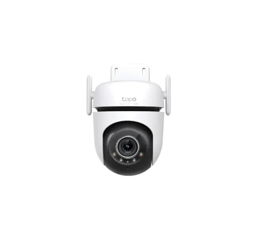Tapo C52A-Cámara vigilancia WiFi Exterior, 2K QHD, Visión Nocturna en Color | Detección de Movimiento y Personas. Visión Nocturna a Color. Audio Bidireccional. Almacenamiento Local o Nube. App Tapo.