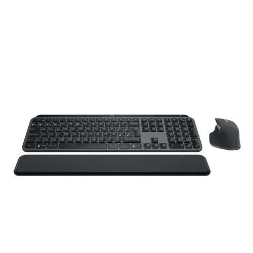 Logitech MX Keys S Combo - Teclado y Ratón Inalámbricos con Apoyo