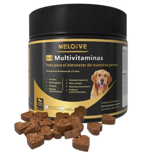 Meloive 8 en 1 Multivitaminas para Perro | Suplementos para Perros