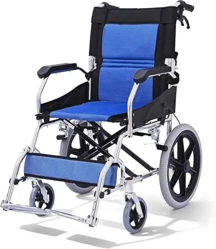 ByteTecpeak M3 Silla de Ruedas Plegable y Ligera para Mayores
