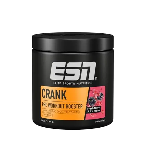 ESN Crank, Zumo de Bayas Frescas, 380 g
