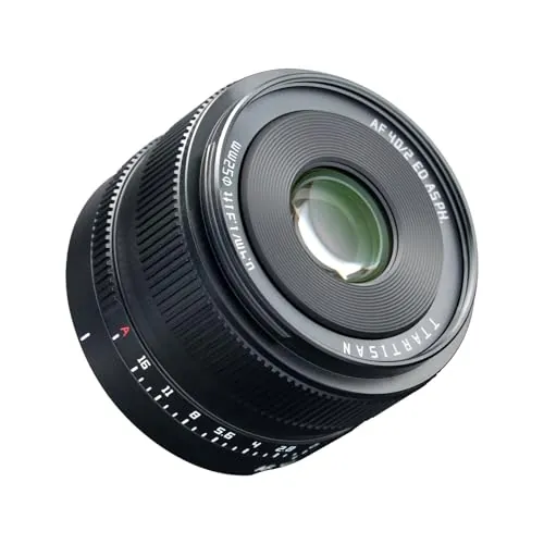 TTARTISAN AF 40mm F2 L Mount Objetivo de formato completo con autofoco, gran apertura, objetivo de cámara compacto y ligero Compatible con cámaras L Mount