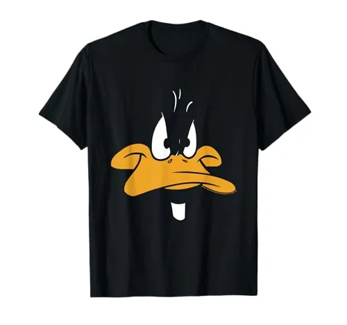Looney Tunes Daffy Duck Big Face Camiseta