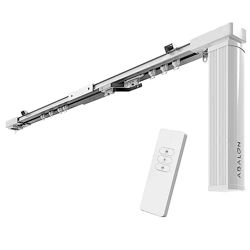 ABALON Riel Motorizado para Cortinas (3 metros, Gris)