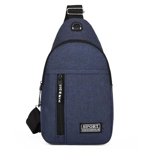 Mochila cruzada clásica para hombre, mochila pequeña para hombre, para viajes, senderismo, al aire libre, mochilas DSDJB