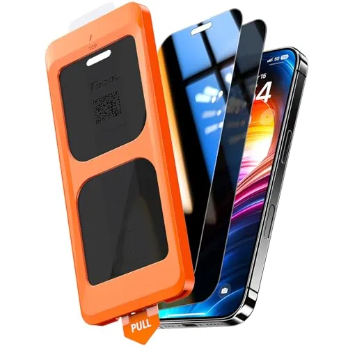 TOCOL Protector Pantalla de Privacidad para iPhone 16 Pro