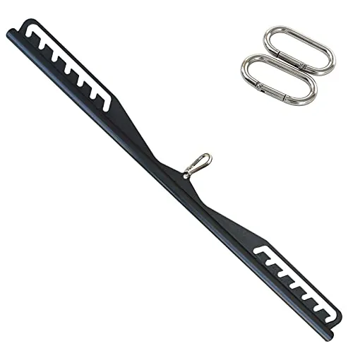KORIKAHM Barra de pulldown ajustable, accesorios para máquina de cable, para remo con barra en T para gimnasio en casa, máquina de Pulldown, mango de agarre neutro y agarre ancho (SP-B07)