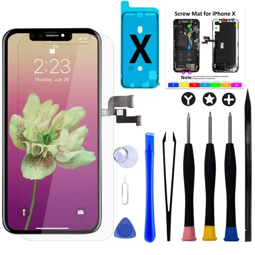 Pantalla OLED para iPhone X FHD COF 5,8" Kit Repuesto Táctil Digitalizador