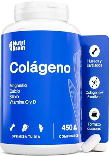 Colágeno Hidrolizado Puro con Magnesio, Calcio y Vitaminas C y D, 6 Meses
