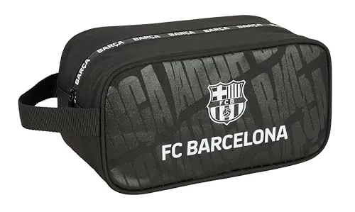 F. C. BARCELONA - Zapatillero Mediano, Multiusos, Portatodo, Deporte, Extraescolares, Fútbol, Cómodo y Versátil, 29x14x15 cm
