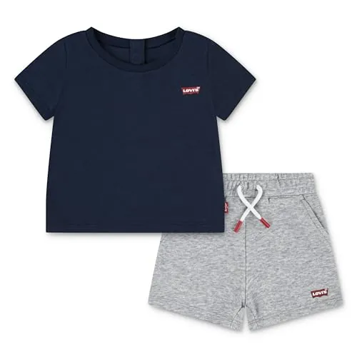 Levi's Set Bebe Camiseta Y Pantalón Corto, Niños, 18 Meses