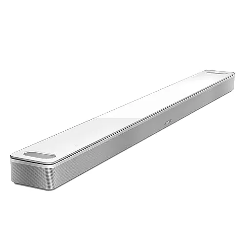Bose Barra de Sonido Inteligente Smart Ultra Dolby Atmos, Control por Voz de Alexa,Bluetooth inalámbrico con IA, Sistema de Sonido Envolvente para TV, Blanco