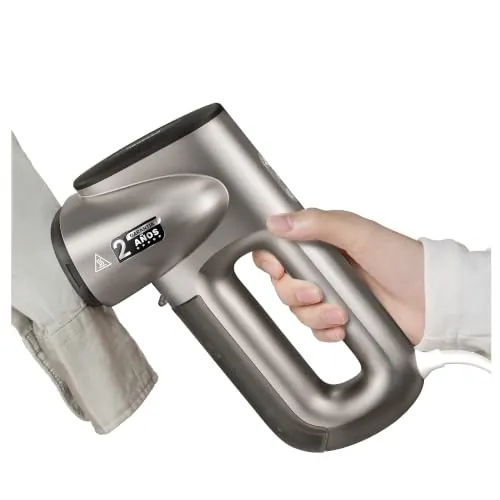 Neakasa Magic 1 Plancha de vapor al vacío – Vaporizador portátil de viaje AirIron 2300Pa – Planchado con una mano, listo para llevar y sin marcas de agua – 220-240V (Plata Titanio)