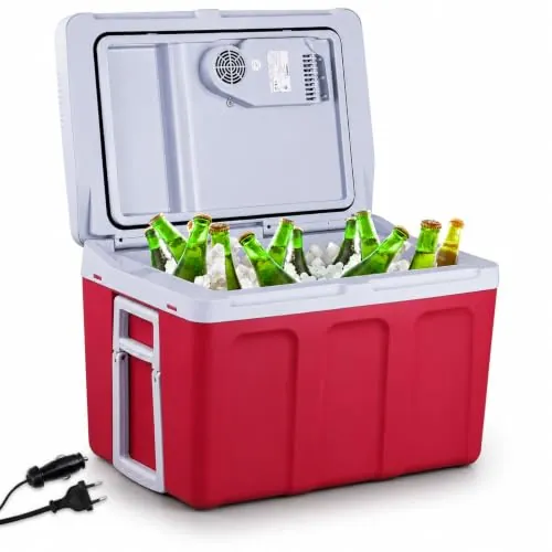 Arebos Nevera Termoeléctrica Portátil 40L | 12/230V con Modo Eco y Función Congelador | Nevera para Coche, Camping, Viajes y Hogar | Silenciosa y Eficiente Energéticamente