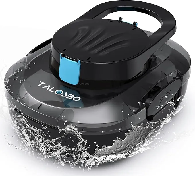 S1PRO (2026 Upgrade) Robot Limpiafondos Piscina, Doble Motor Robot de Piscina, 120 Min de Limpieza, con Filtración de 180μm, Estacionamiento Auto, para Piscinas Elevadas 100 m²