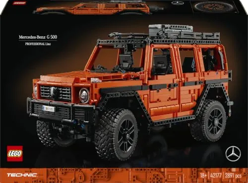 LEGO Technic Mercedes-Benz G 500 Professional Line Kit de Construcción, Maqueta de Coche Clase G para Adultos, Regalo para Hombres y Mujeres Fans de los 4x4, Decoración del Hogar 42177