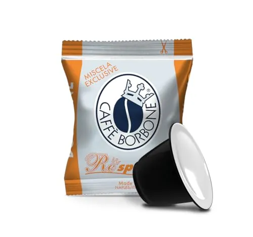 Caffè Borbone Respresso, Mezcla de Café Exclusiva - 120 Cápsulas - Compatibles con Máquinas de Café Nespresso®* para uso doméstico