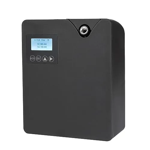 Difusor de aceites Esenciales sin Agua - Difusor de aromaterapia Bluetooth y Wi-FI - Difusor Profesional sin Agua - 300 ml - para Habitaciones Grandes (Negro)