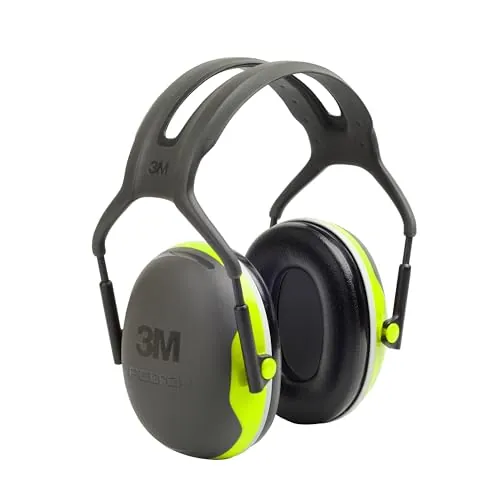 3M PELTOR X4A Orejeras de diadema, alta visibilidad, SNR 33 dB