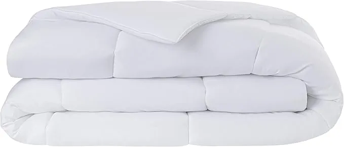 Todocama - Edredón/Relleno nórdico de Fibra antiácaros, otoño-Invierno, 300gr/m², Color Blanco (Todas Las Medidas Disponibles). (Cama 80/90-150x220cm)