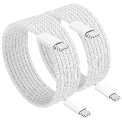 Cable USB C Carga Rapida 100W [2Pack 1M] PD 3.0 Cable Carga Rapida Tipo C