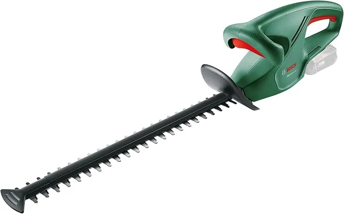 Bosch Tijeras cortasetos a batería EasyHedgeCut 18-45 (sin batería, sistema de 18 voltios, longitud de la cuchilla de 45 cm, embalaje en caja)