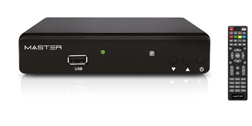 Receptor Digital Terrestre DVB-T2 H.265 HEVC (Compatible apagón 2024) · Salida HDMI, euroconector y ethernet