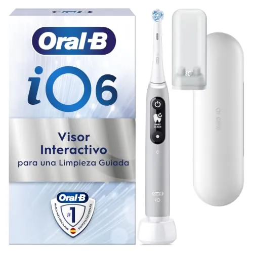 Oral-B iO 6N Cepillo de Dientes Eléctrico con 1 Cabezal, Gris