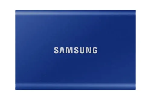 Samsung T7 Portable SSD - 1 TB - USB 3.2 Gen.2 External SSD Indigo Blue (MU-PC1T0H/WW)