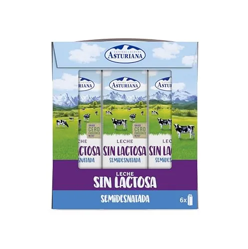 CLA Leche Sin Lactosa Semidesnatada Pack 6x1L