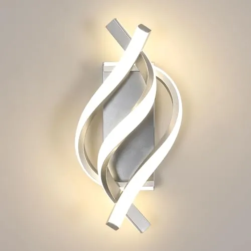 Comely Aplique Pared Interior LED, 22W 2500LM Lámpara de Pared Moderna | Iluminación de Pared Interior para Dormitorio, Comedor, Luz Neutra 4500K