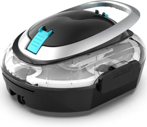 BRINBO S2 Robot Piscina,Doble Filtración, Nero Carbone