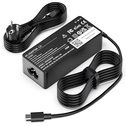 Cargador 45W USB C Portátil Adaptador Alimentación para Chromebook Series