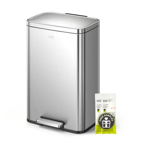 EKO Madison Cubo de Basura para Cocina 50 L con Pedal