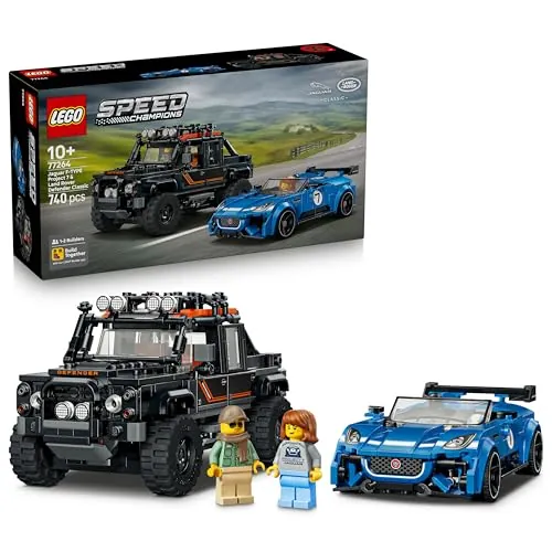 LEGO Speed Champions Jaguar Project 7 y Land Rover Defender 77264