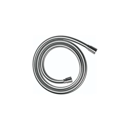 hansgrohe Sensoflex - flexo de ducha metal universal 2,00 m, sistema anti-torsión, manguera de ducha flexible y resistente a las torceduras, inkl. juntas, cromo, 28274000