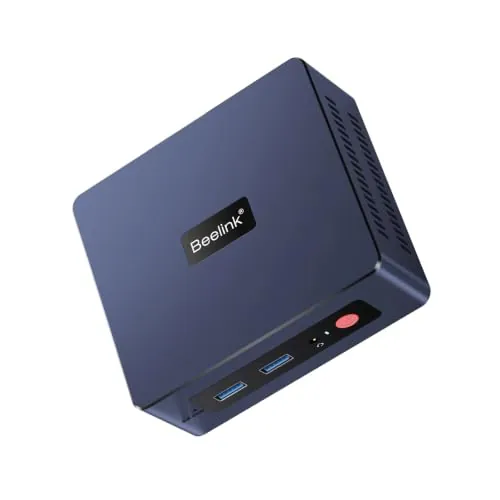 Beelink SER3 Mini PC, AMD Ryzen 3 3200U,8 GB de DDR4 SSD NVMe de 256 GB | CPU de hasta 3,5 GHz; Mini Computer Win11 Pro, tarjeta gráfica Radeon Vega 3, 1.0GbE y doble salida HDMI 4K,TLT​,SOHO