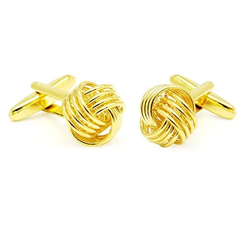 Honey Bear Nudo Gemelos para hombre - para la camisa personalizados boda Regalo,nudo plata oro (oro)