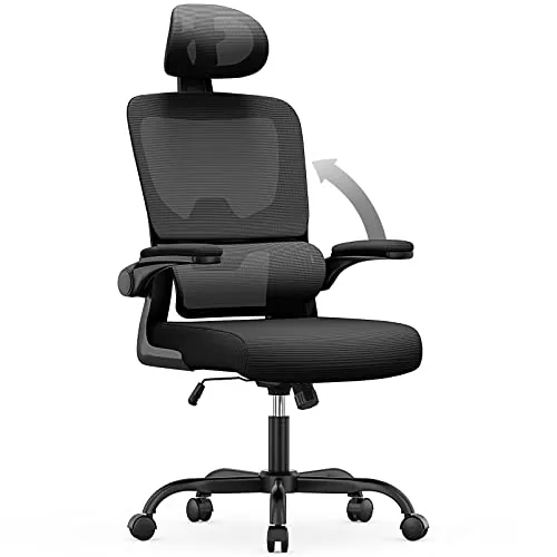 naspaluro Silla Oficina Ergonómica Soporte Lumbar, Malla Transpirable 136kg