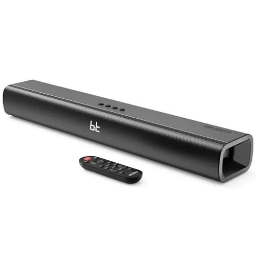 MAJORITY Naga 60 Barra de Sonido TV | Soundbar Bluetooth | 120W Altavoces para TV | 2.1 Home Cinema | Barras de Sonido con HMDI ARC | Sound Bar Montaje en Pared | Home Theater Altavoz Smart TV