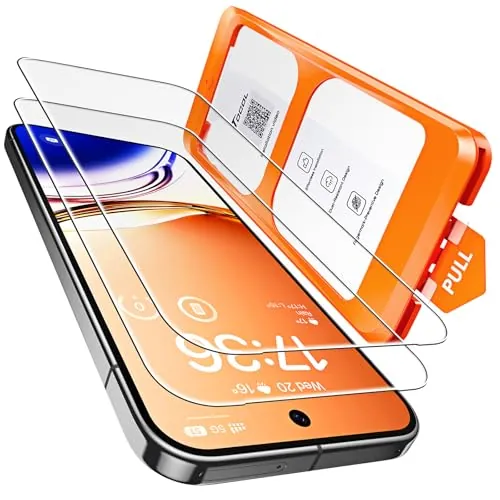 TOCOL Protector Pantalla para Google Pixel 10, Pixel 10 Pro Sin Burbujas