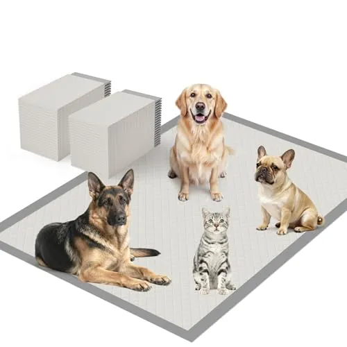 Gardner Pet 80 Unidades Empapadores Perros 94x137 cm - Ultraabsorbentes, Respaldo Antideslizante - Protección de Suelos para Cachorros y Perros Adultos - para Entrenamiento y Viajes