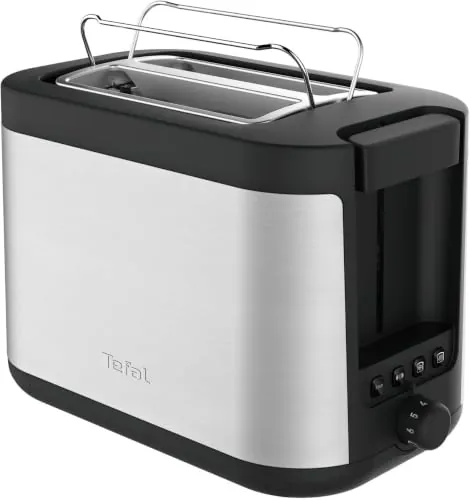 Tefal Elemental, Tostador 2 Ranuras, 7 Niveles de tostado, Inox