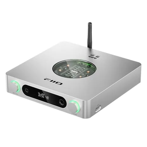 FIIO K13 Compact Desktop R2R arquitectura DAC y amplificador de auriculares (plata)
