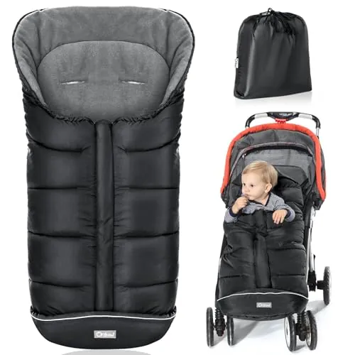 Orzbow Saco Silla Paseo Universal Invierno, Cremallera Frontal