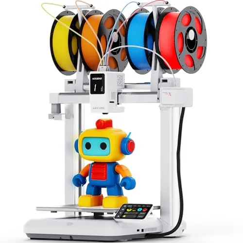 Anycubic Kobra X Impresora 3D Multicolor Multifilamentos Blandos y Duros