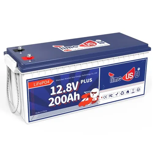 Timeusb 12V 200Ah Plus Bateria Litio LiFePO4 para Autocaravana y Solar