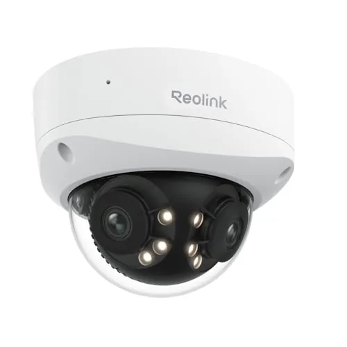 Reolink Cámara Seguridad Exterior PoE 16MP UHD 180° Panorámica, Duo 3V PoE